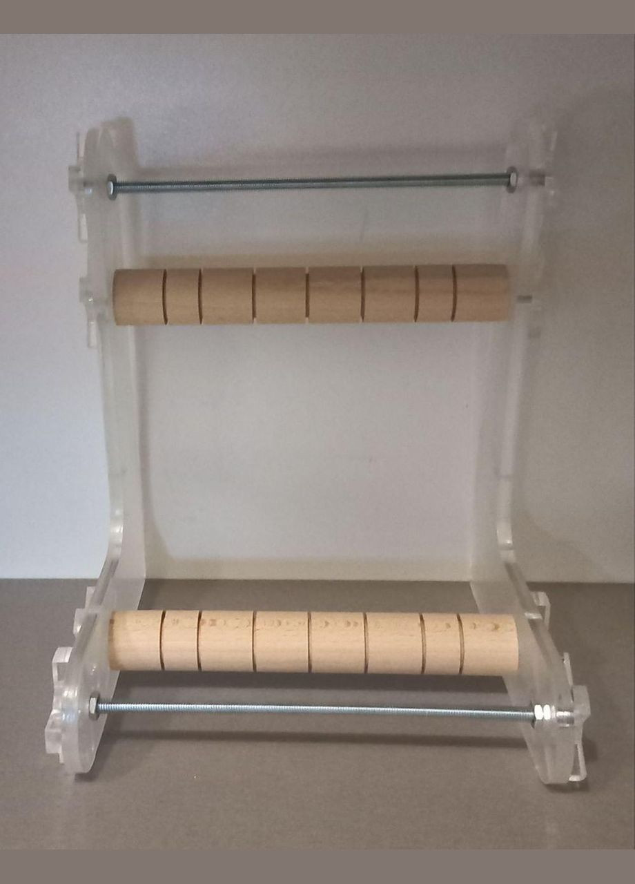 Верстат для бісероплетіння СГ-2, пластик, 21,5х24,5 см No Brand (340482704)