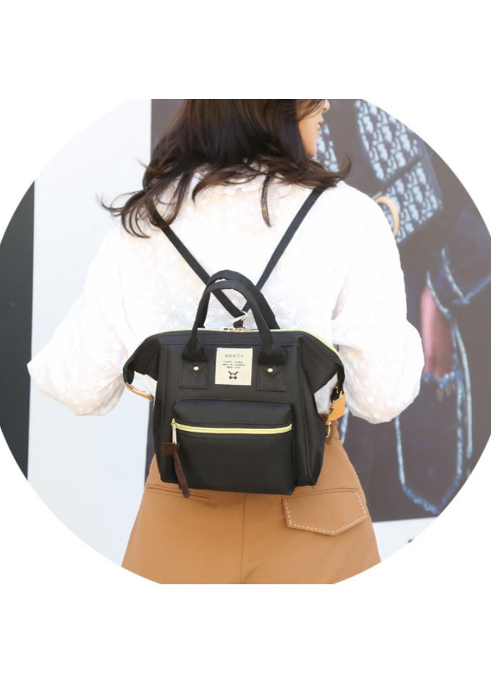 Жіночий мінішпакет-трансформер, сумка-рюкзак маленький прогулянковий Чорний No Brand (334729858)