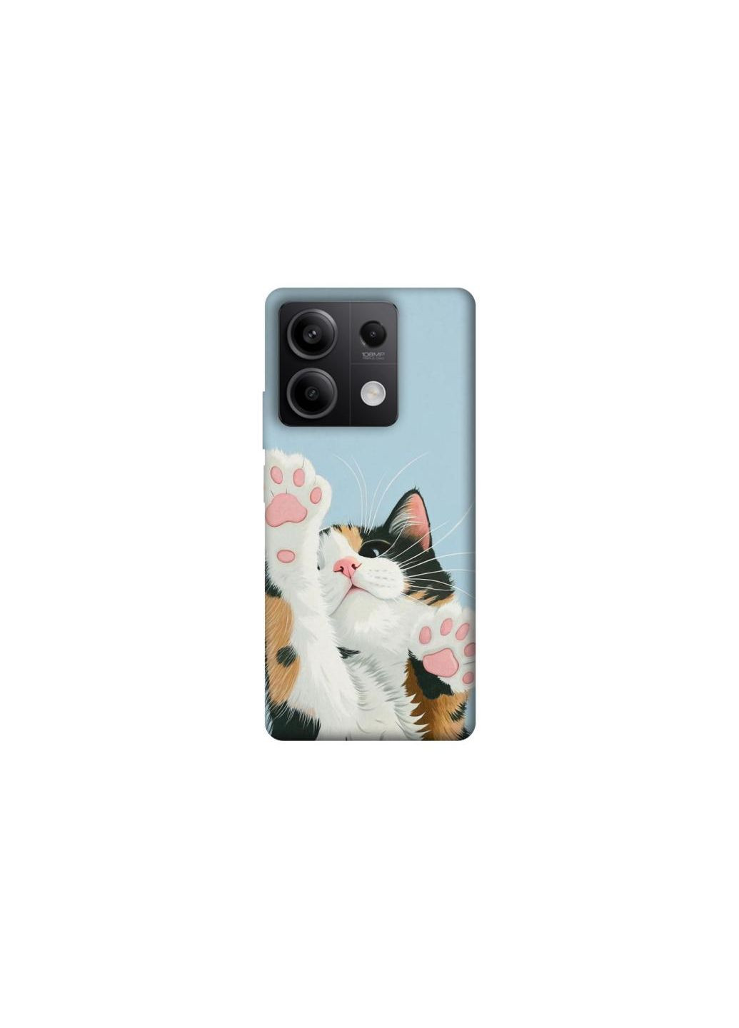 Чехол на Xiaomi Redmi Note 13 5G Cat paws vs2 Frontalka (354186792)