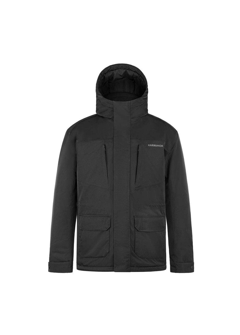 Чорна куртка tundra waterproof parka mens Karrimor