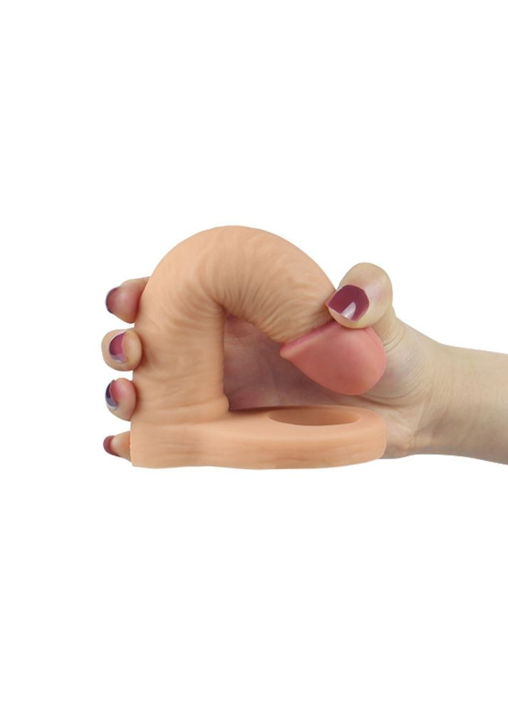 Насадка страпон для анального сексу з вібрацією "ultra soft bead 5.8" Lovetoy (302671043)