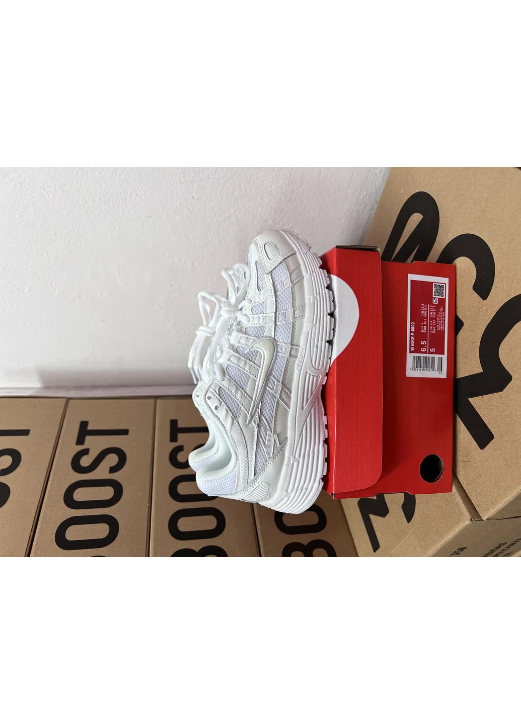 Білі кросівки чоловічі nike p-6000 white найк п-6000 білі демісезон No Brand