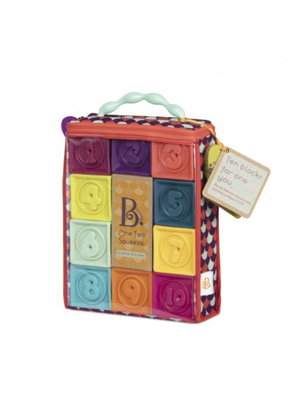 Развивающие Силиконовые Кубики - Посчитаем Battat (331173499)