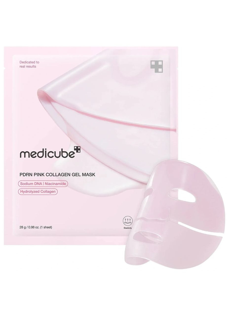 Гидрогелевая маска с PDRN и коллагеном PDRN Pink Collagen Gel Mask, 28 г Medicube (368670563)
