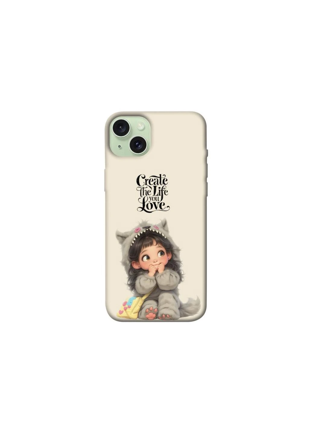 Чехол на Apple iPhone 15 Plus (6.7") Create the life you love Frontalka (357272578)