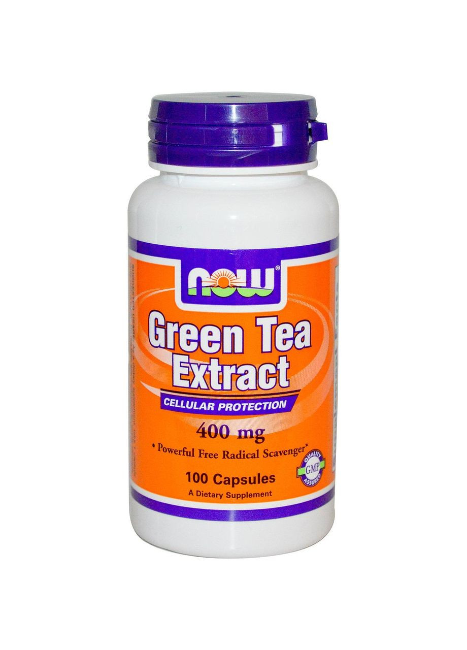 Экстракт зеленого чая, EGCg (Green Tea), 400 мг, 100 капсул Now Foods (364311795)