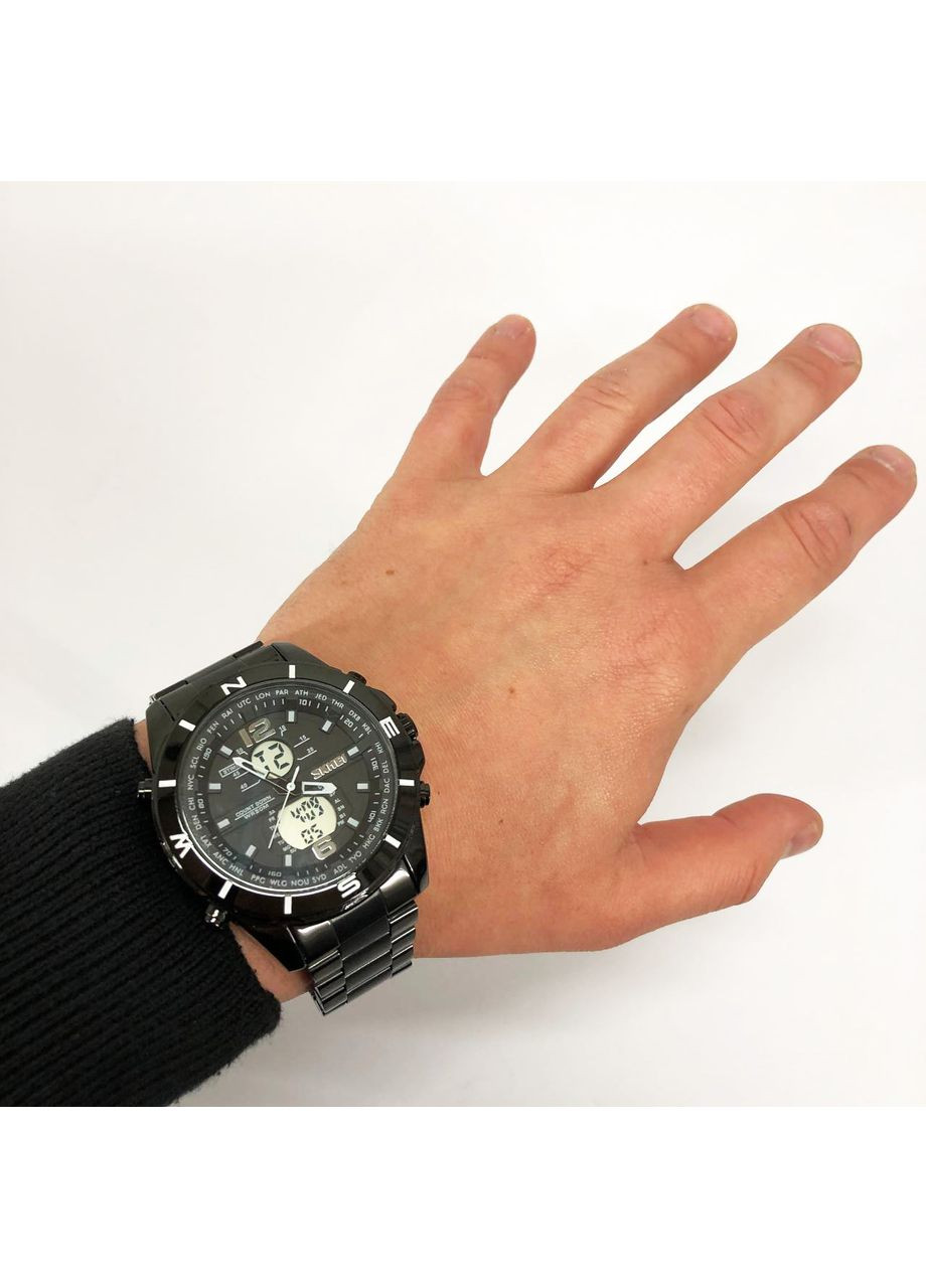 Годинники для модного чоловіка 1670BKWT, Повсякденні кварцові наручні чоловічі годинники CI-54 Skmei (337342669)