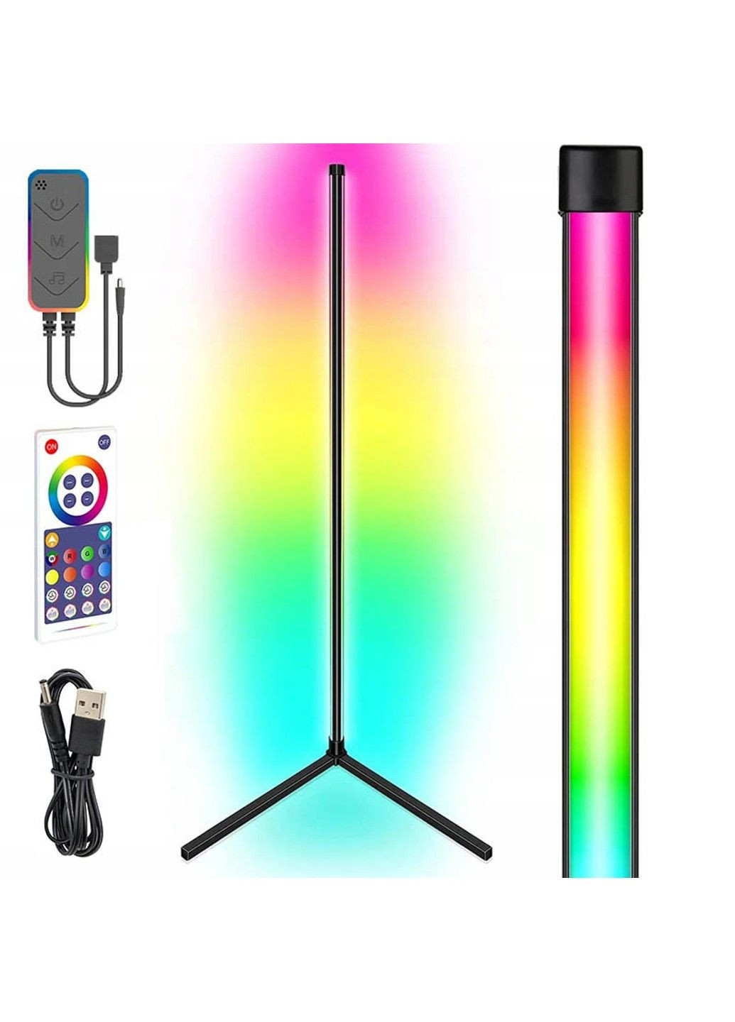 Уценка Напольная угловая LED лампа RGB Magic 1 Bluetooth USB with app Epik (291879476)