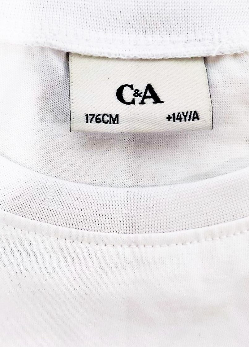 Біла літня футболка C&A