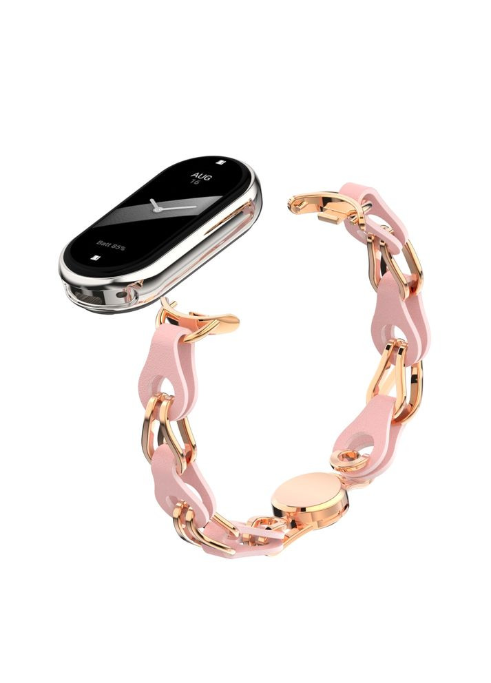Ремешок Chain Wristband для Xiaomi Mi Band 8 Pink (ARM73964) ArmorStandart (285767541)