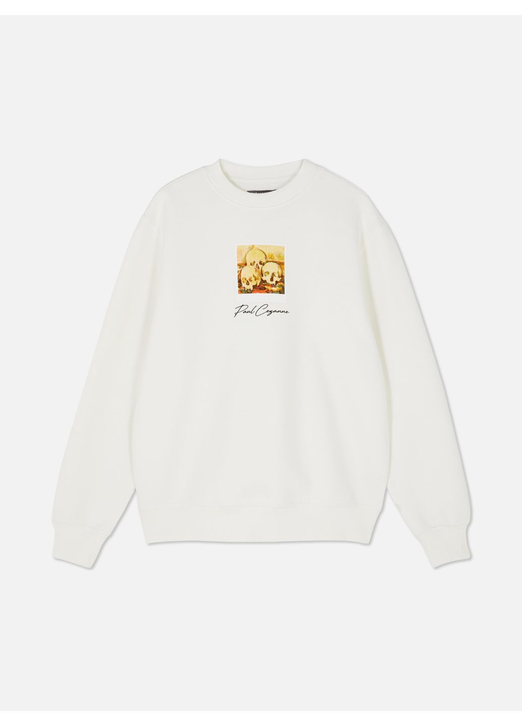 Молочний світшот фліс,молочний з принтом, Primark (368157611)