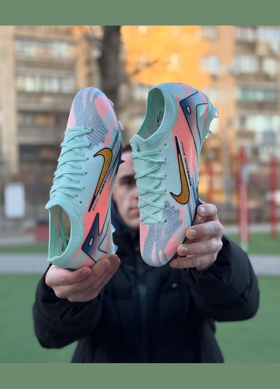 Белоснежные футбольные бутсы airzoom mds 009 - elite fg (с мешочком) No Brand