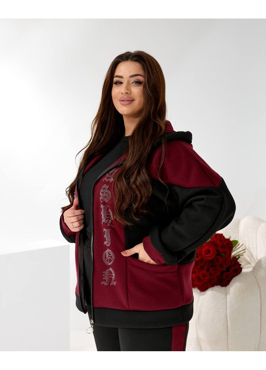 Стильний прогулянковий костюм із трьохнитки на флісі • ЗАМІРИ В ОПИСІ DK/DL Мода без кордонів (370549290)