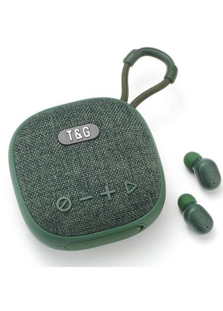 Колонка-Bluetooth із навушниками TG813. Колір: зелений No Brand (327093732)