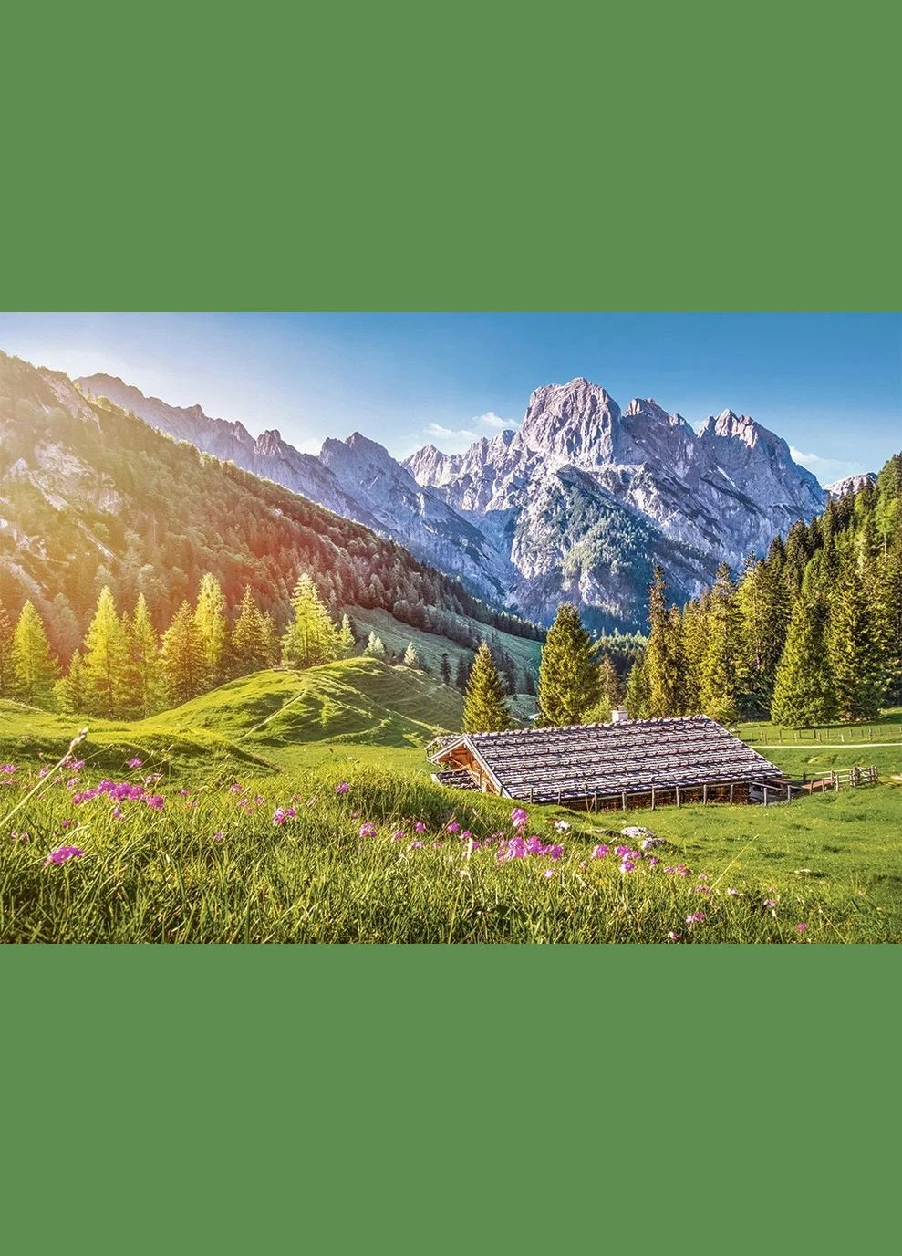 Пазл Літо в Альпах 500 деталей Castorland (322927972)