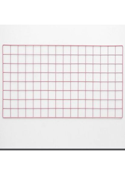 Настінний органайзер Мудборд розовий 45х65 см металева дошка для візуалізації та планування 9 прищіпок ProDobro (365442385)