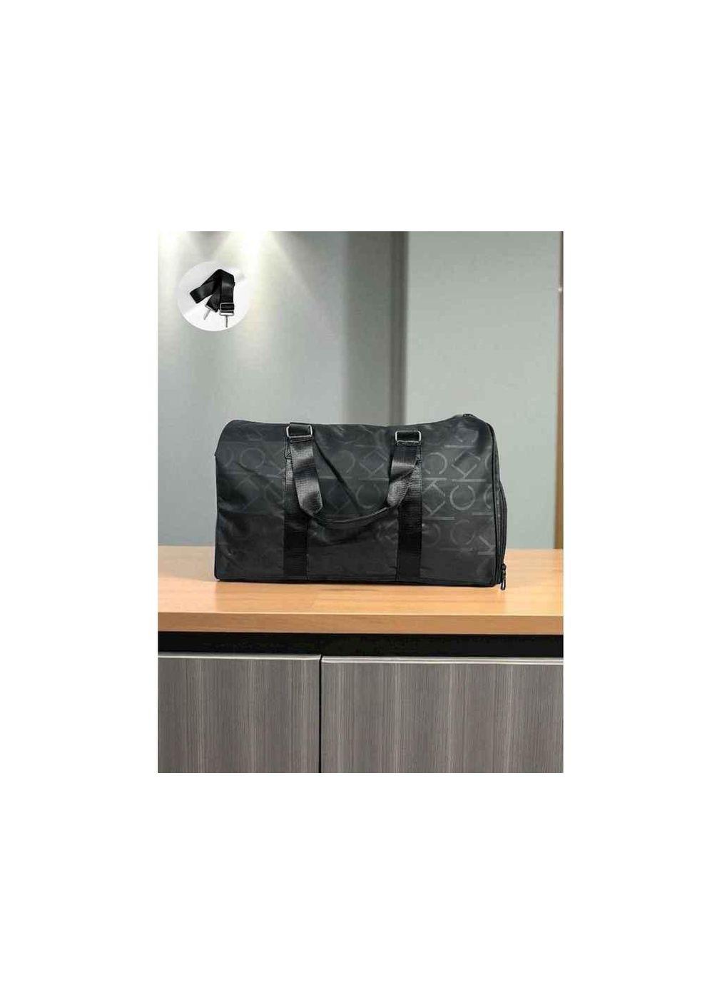 Сумка дорожна 36*47см чорний м.1018/2 плащівка ТМ SP (361893531)