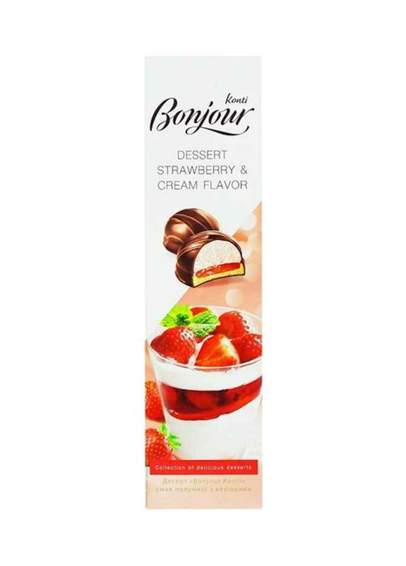 Десерт КОНТИ "Bonjour Konti" вкус клубники со сливками 116г (22-0365) Кукумбер (332807859)