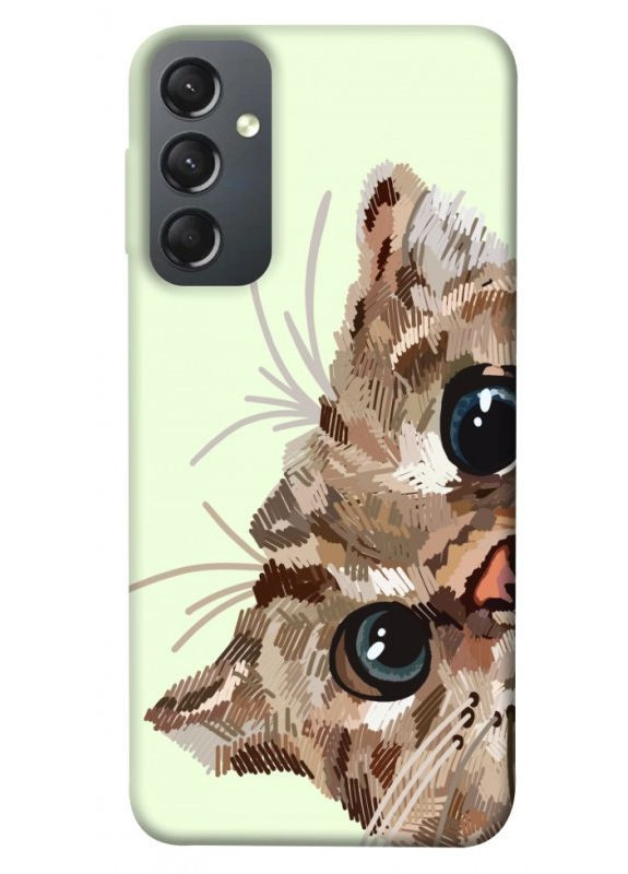 Чохол з принтом для Samsung Galaxy A24 4G / для самсунг галаксі А24 Cat muzzle No Brand (338598855)