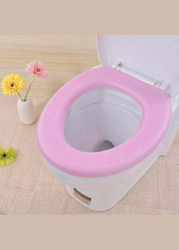 М'яка накладка на сидіння унітазу рожева (NR0063_1) No Brand (316026817)