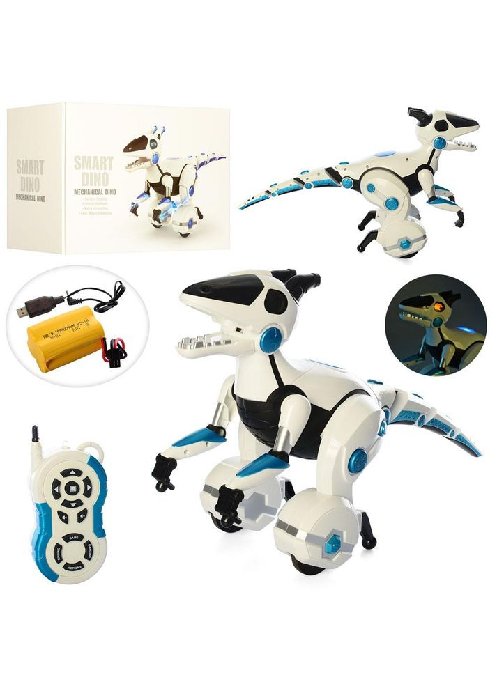 Динозавр на радіокеруванні їздить та реагує на руку 28308 No Brand (314482439)