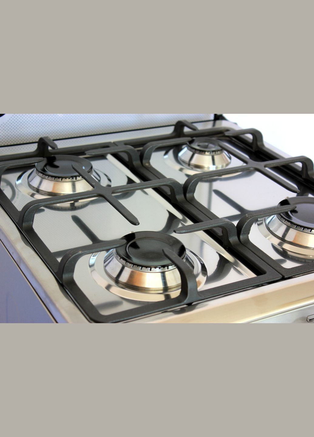 Газовая плита газовая 2000-18х нержавейка гриль чугун DAHATI