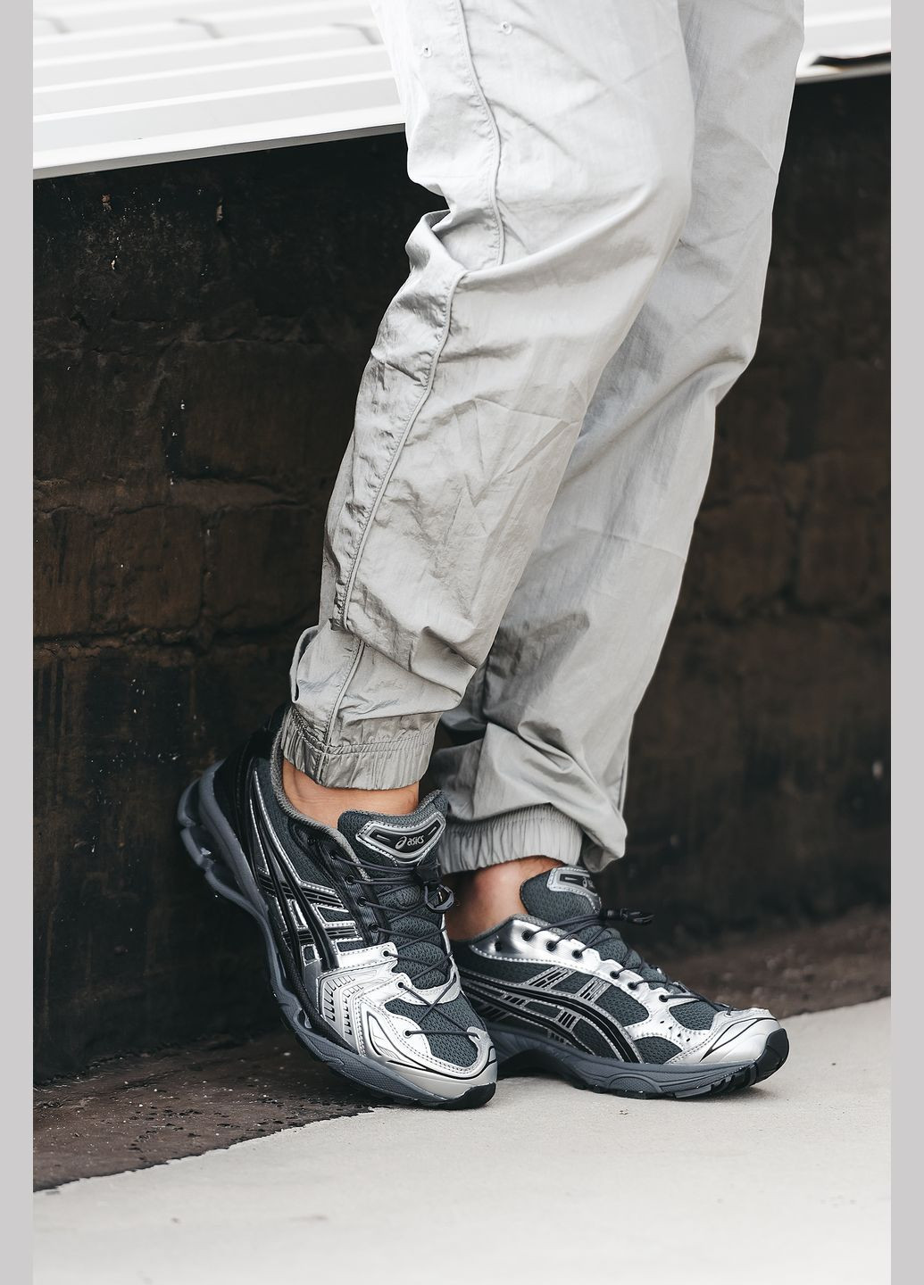 Чорні Осінні кросівки чоловічі asics gel-kayano 14 x unaffected black grey | асікс гель-каяно 14 чорні сірі No Brand