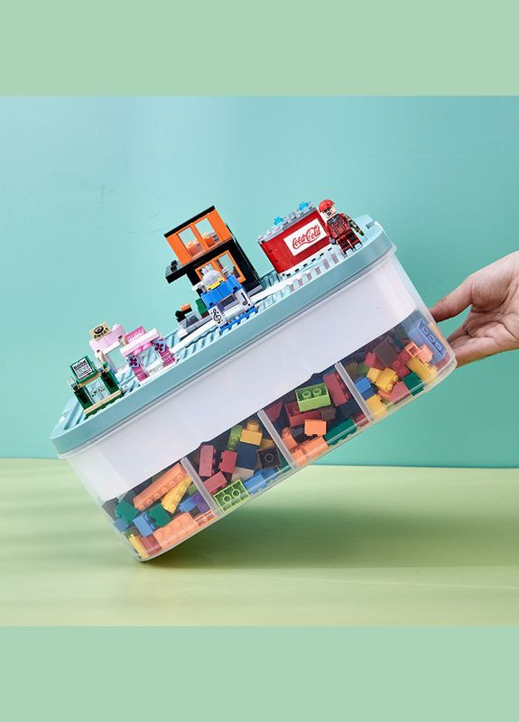 Ящик-органайзер для зберігання деталей конструктора LEGO No Brand (300076213)