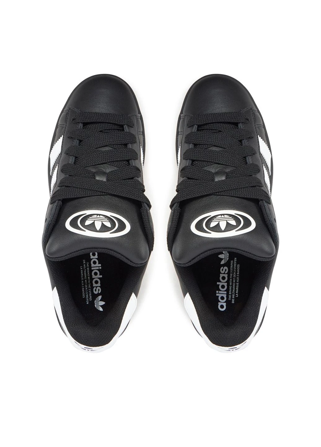 Черные демисезонные кроссовки campus black jp9997 adidas