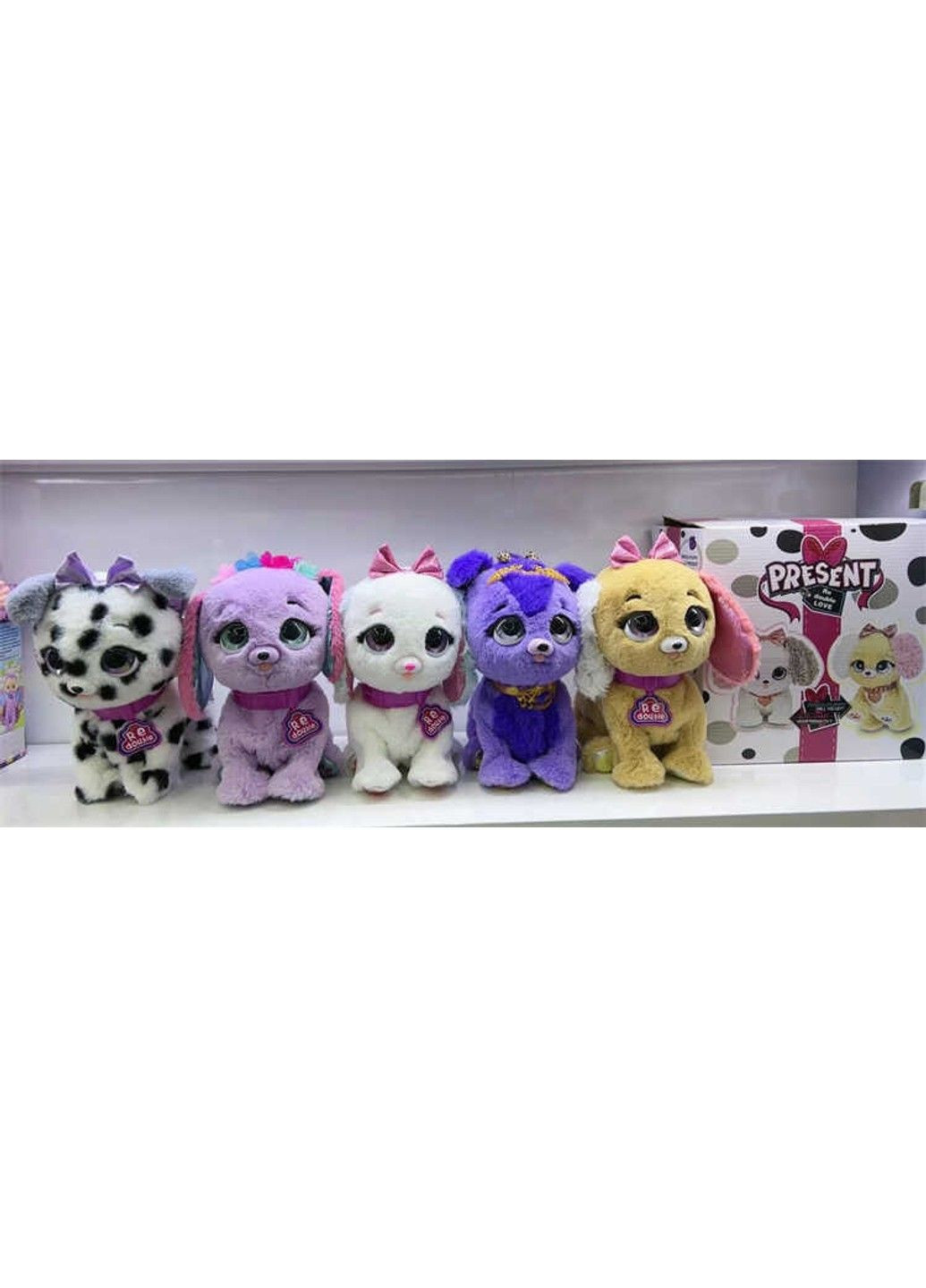 Мягкая игрушка M 15317 (48) 5 видов, лает, реагирует на ощупь, садится, ложится, поднимает кавычки, ВЫДАЕТСЯ ТОЛЬКО МИКС ВИДОВ No Brand (305062533)