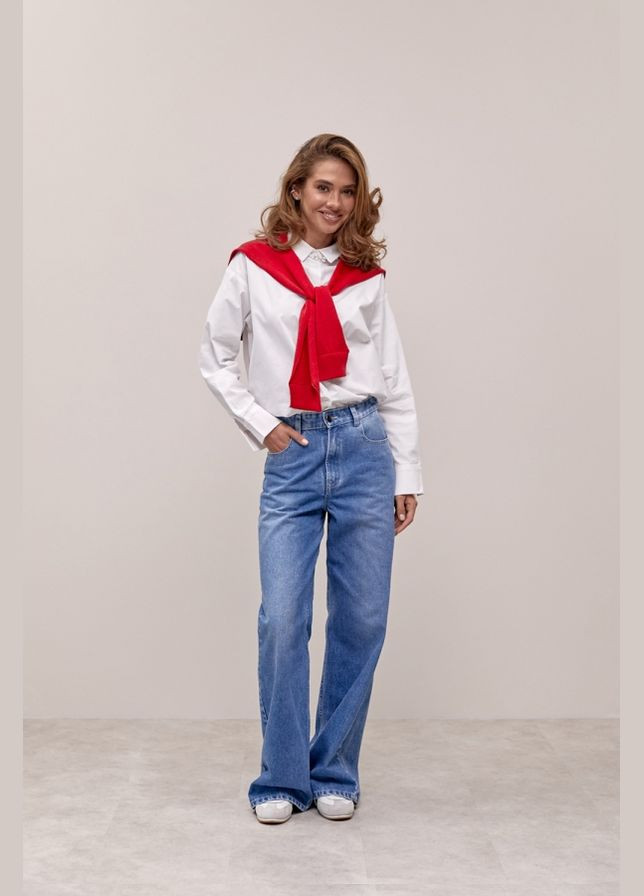 Накидка из нежной пряжи с включением вискозы (2837) Triko Bakh (334710283)