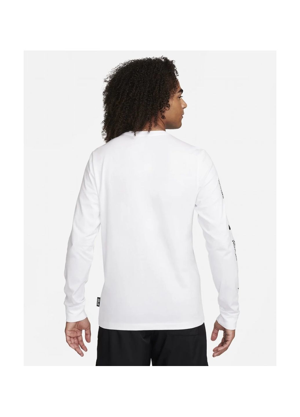 Лонгслів чоловічий Sportswear Long-Sleeve T-Shirt White Nike (365962685)