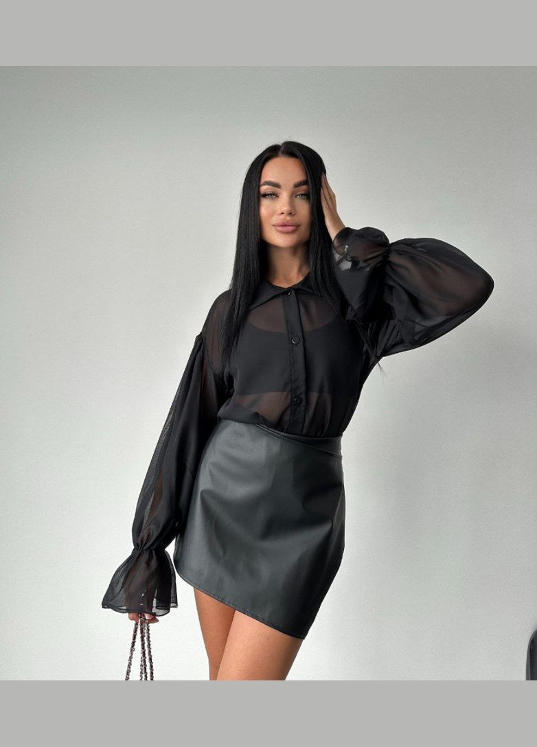 Чёрная невероятная блузка💎 Luna