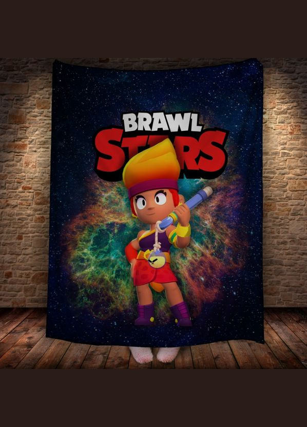 Плед с 3D-принтом на тему Brawl Stars Герои Бравл Старс - Плед с 3D-принтом на тему Brawl Stars Герои Бравл Старс Перша Креативна мануфактура PERFECTUS Плед (301868631)