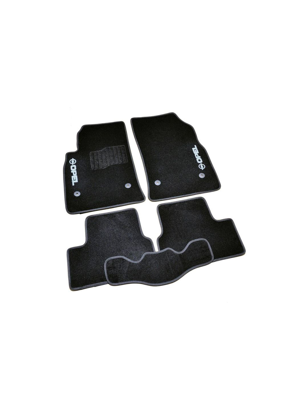 Ворсові килимки в салон для Opel J/Опель Астра Дж (2009-) /Чорні Beltex Astra (360617497)