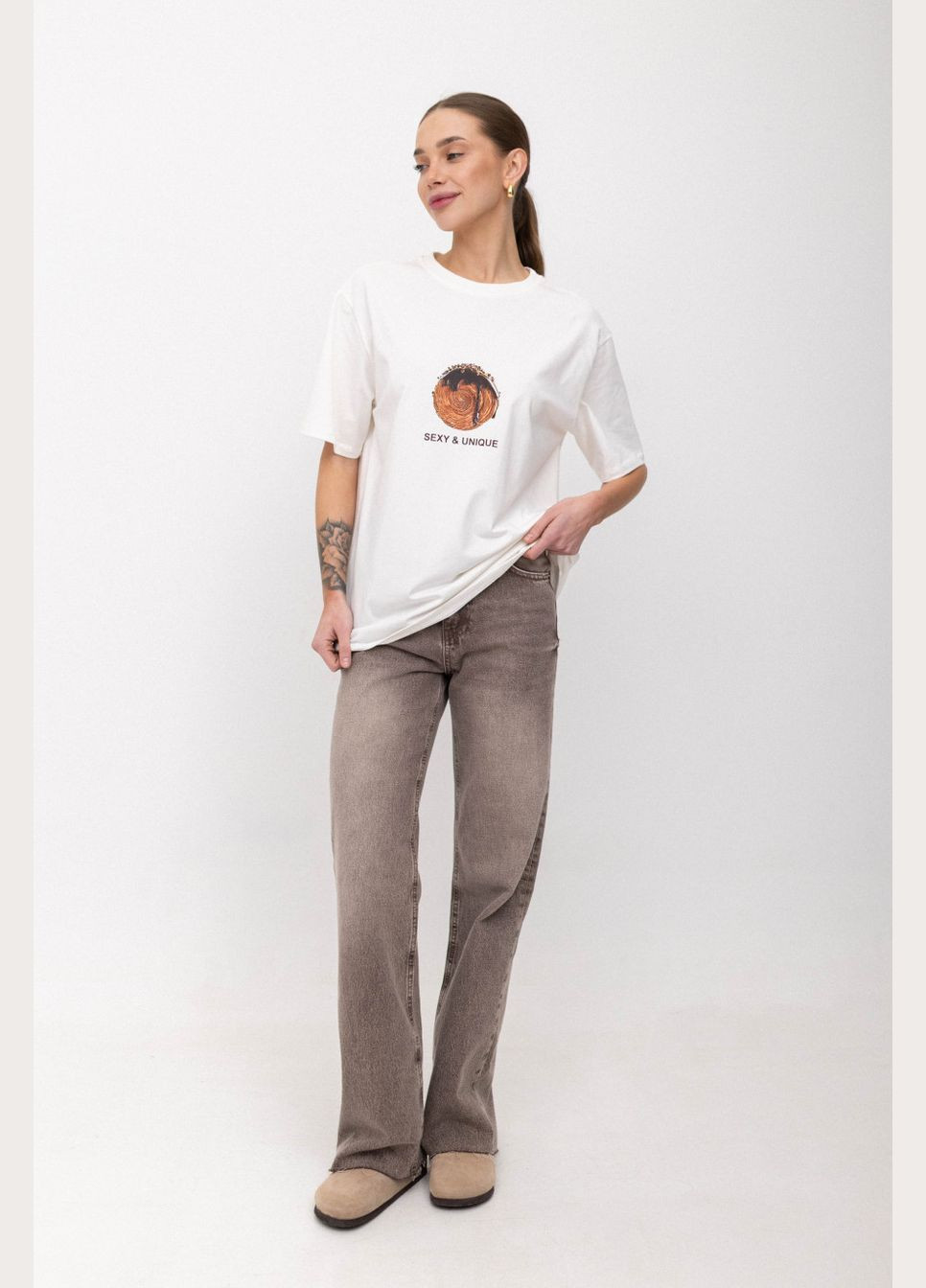 ФУТБОЛКА ОВЕРСАЙЗ SEXY&UNIQUE Twice - (323586165)