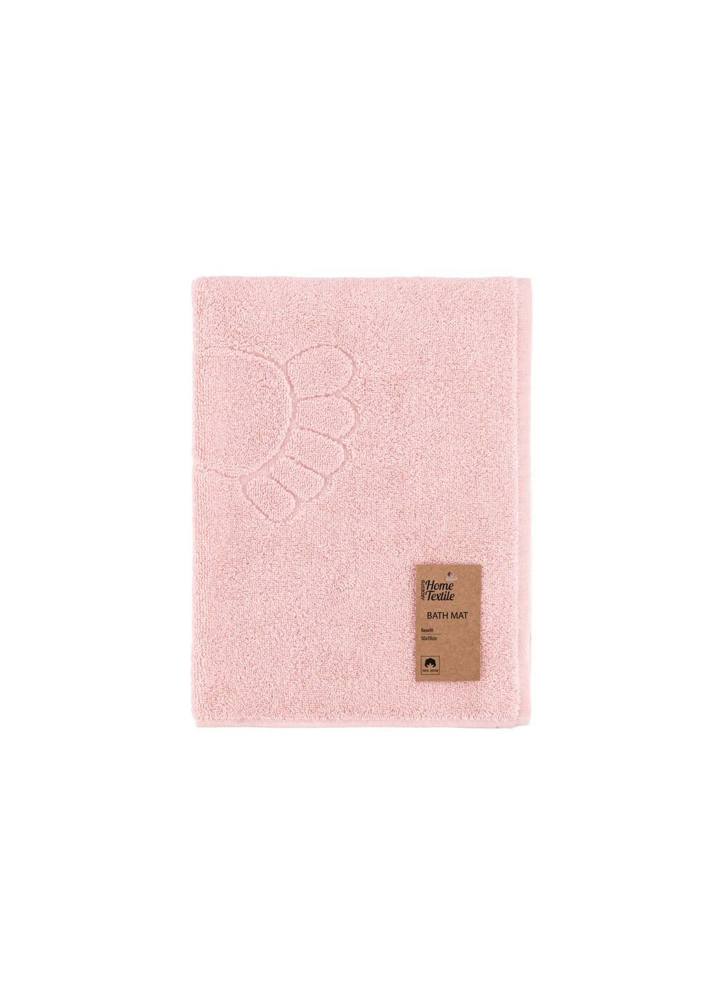 Ardesto килимок для ніг махровий benefit, 50х70см, 100% бавовна, рожевий art2457sc комбінований виробництво - Китай