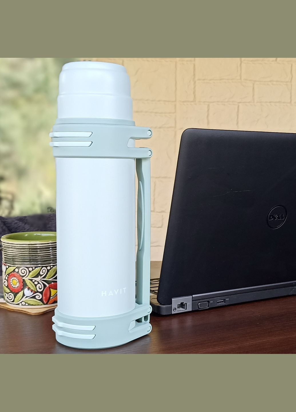 Термос з нержавіючої сталі 800 мл HV-TM006 зелений Havit (287337065)