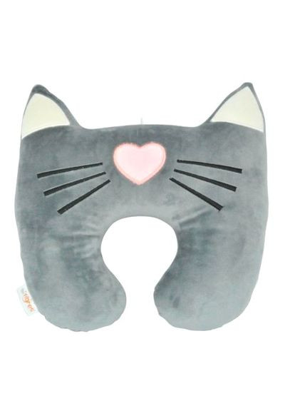 Подушка підголовник Котик TIGRES сірий ProDobro (367092550)