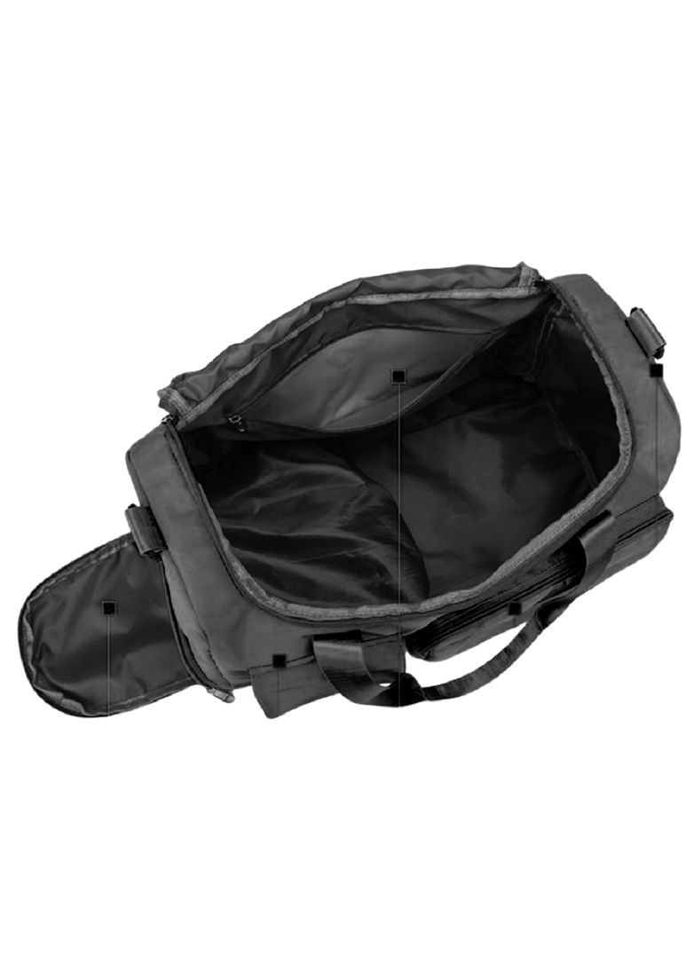 Дорожная спортивная большая текстильная сумка с отделением для обуви RoyalBag TB1-T-269BL (302001000)