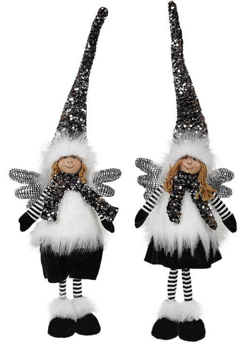 Мягкая игрушка «Ангел Black&White» 20х12х75 см Bona (289369159)