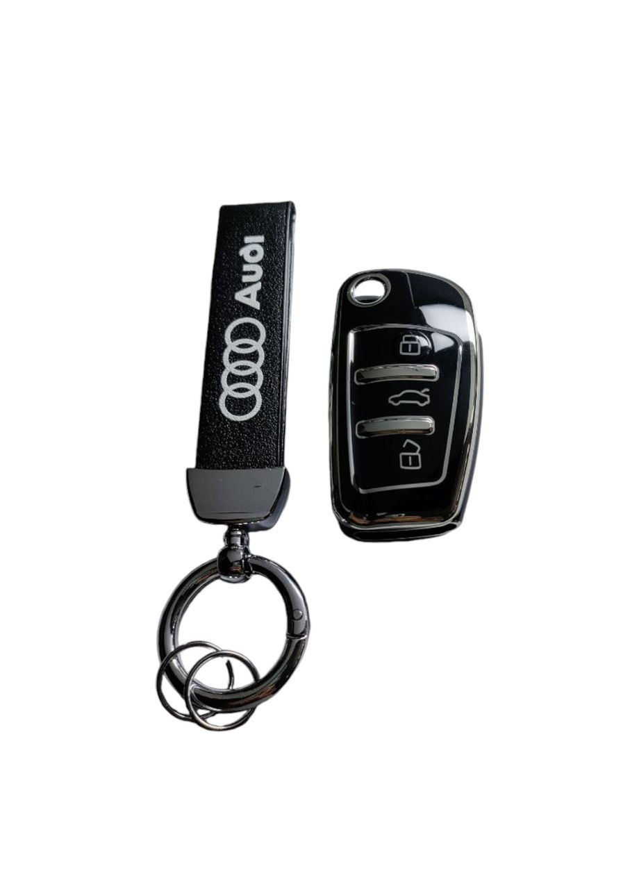 Чохол для ключа, зі срібною рамкою Audi (331018425)