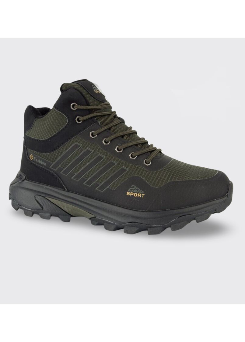 Хаки зимние ботинки мужские зимние трекинговые (a820-26) 43 KMB