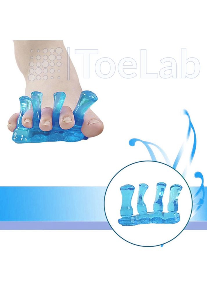 Гелевый Разделитель M72 Пальцев Ног - для Снятия Напряжения со Ступней, 1 пара (50230614) ToeLab (359401868)