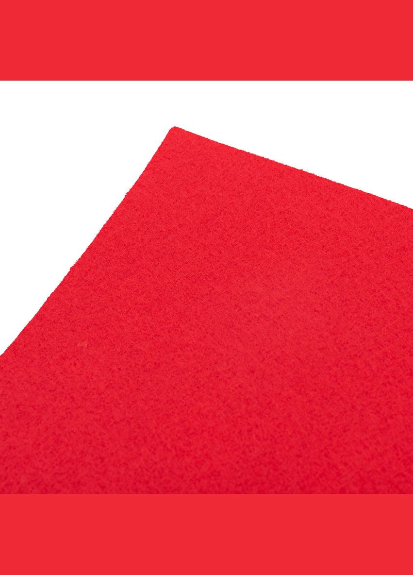 Набір фетру жорсткого 741441 60х70 см 10 аркушів червоний Santi (336884467)