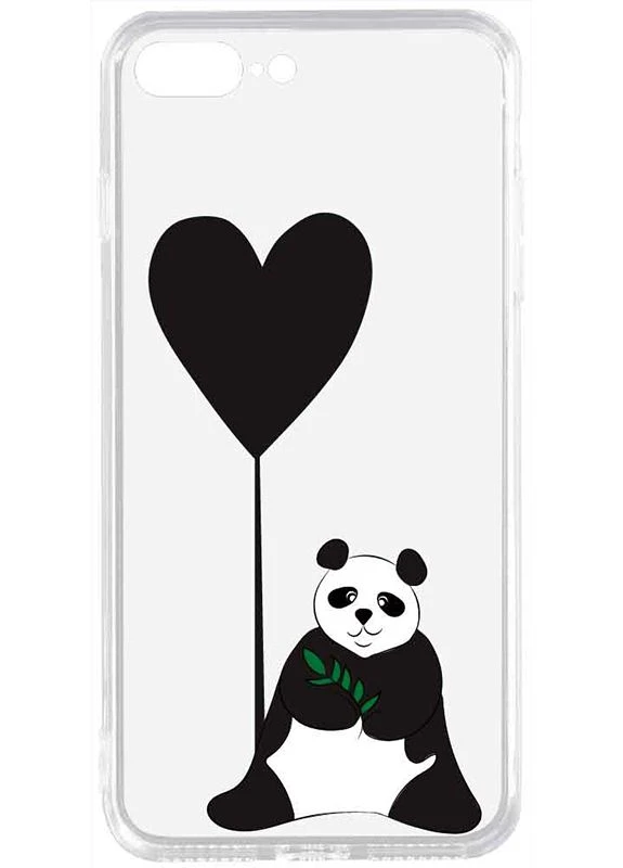Чехол-накладка Acrylic+TPU Print Case Apple iPhone 7 Plus/8 Plus #53 Panda B Transparent Toto (301781991)