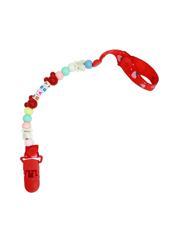 Держатель для пустышки Baby Mega Zayka MGZ-0503(Red) 34 см Megazayka (300352516)