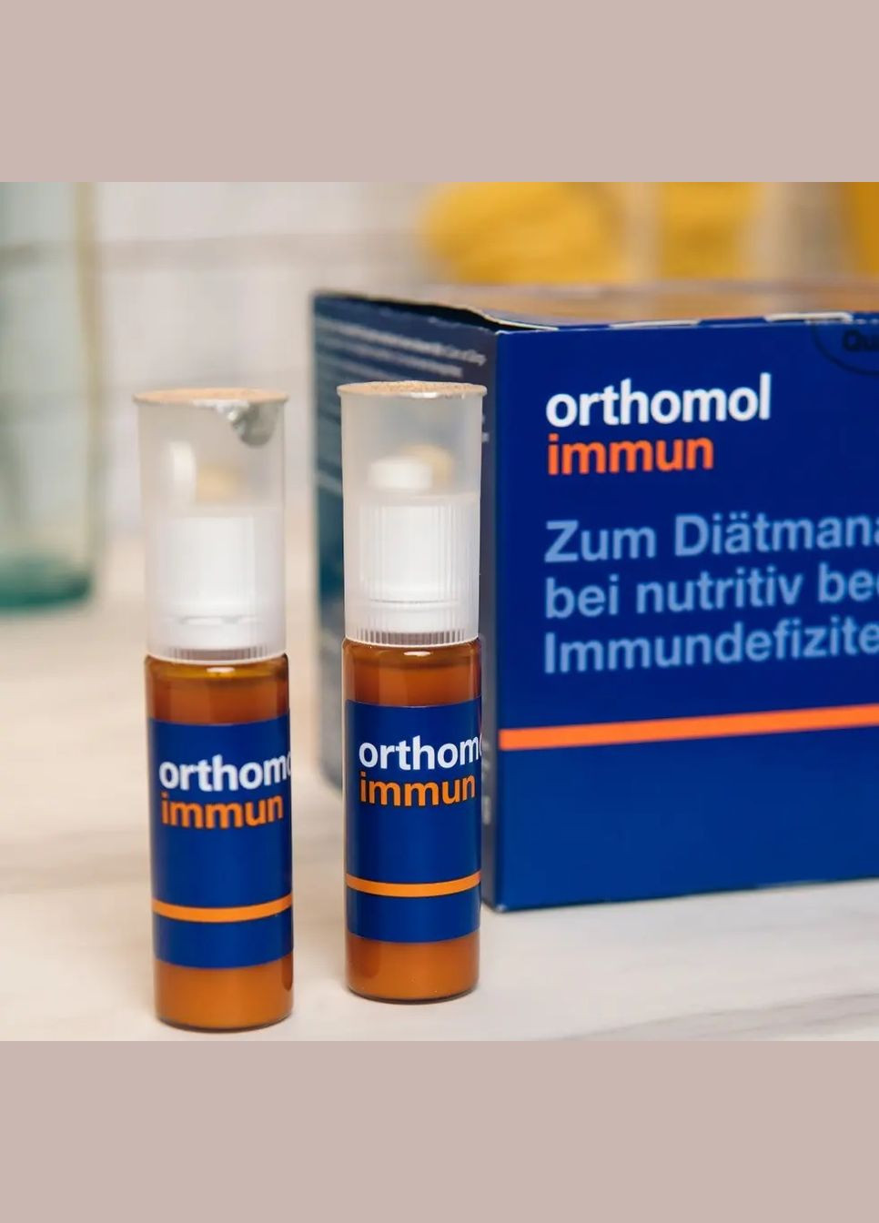 Витамины для восстановления и поддержки иммунной системы Immun (питьевая суспензия и таблетки на 30 дней) Orthomol (280265859)