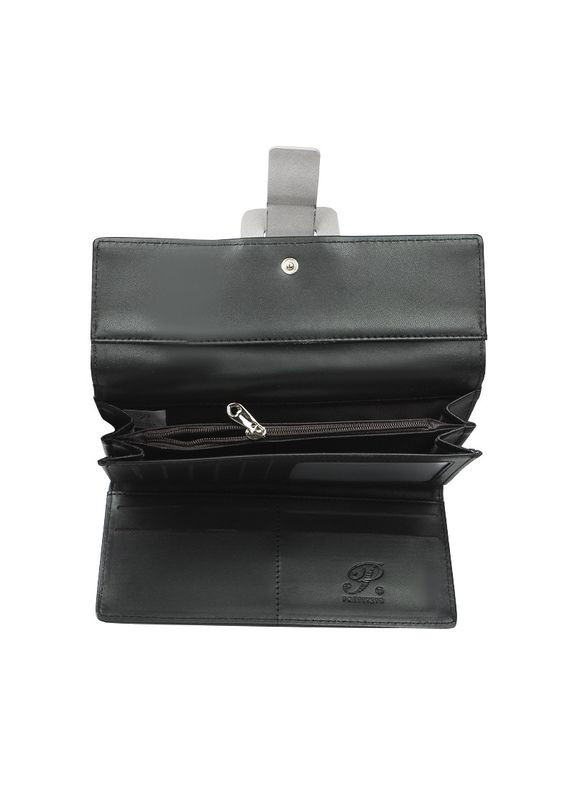 Жіночий гаманець PT18-989 Black клатч із пряжкою повсякденний 3 шт. Prettyzys (352012508)