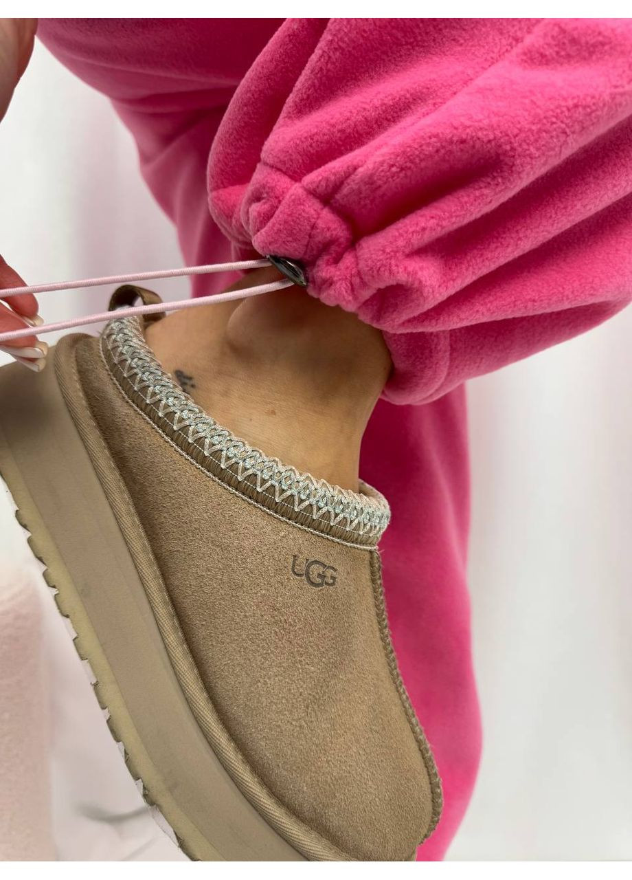 Комбинезон женский на флисе Style Point комбинезон-брюки однотонный розовый повседневный, кэжуал флис